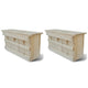 Vidaxl Mussenhuizen 2 St 44x15.5x21,5 cm Bois