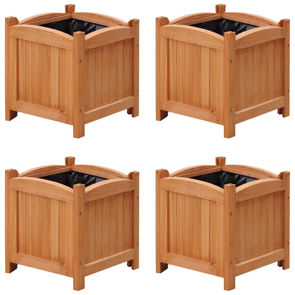 Vidaxl Planters Souget 4 ST 30X30X30 CM
