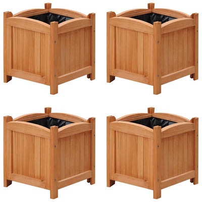 Vidaxl Planters Souget 4 ST 30X30X30 CM