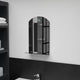 Miroir mural Vidaxl avec étagère de 30x50 cm en verre durci