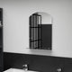 Miroir mural Vidaxl avec étagère de 40x60 cm Verre durcie