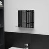 Miroir mural Vidaxl avec étagère 30x30 cm Verre durcie