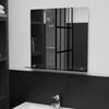 Miroir mural Vidaxl avec étagère 50x50 cm Verre durcie