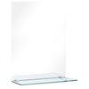 Miroir mural Vidaxl avec étagère de 40x60 cm Verre durcie