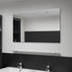 Miroir mural vidaxl avec étagère de 100 x 60 cm de verre durci