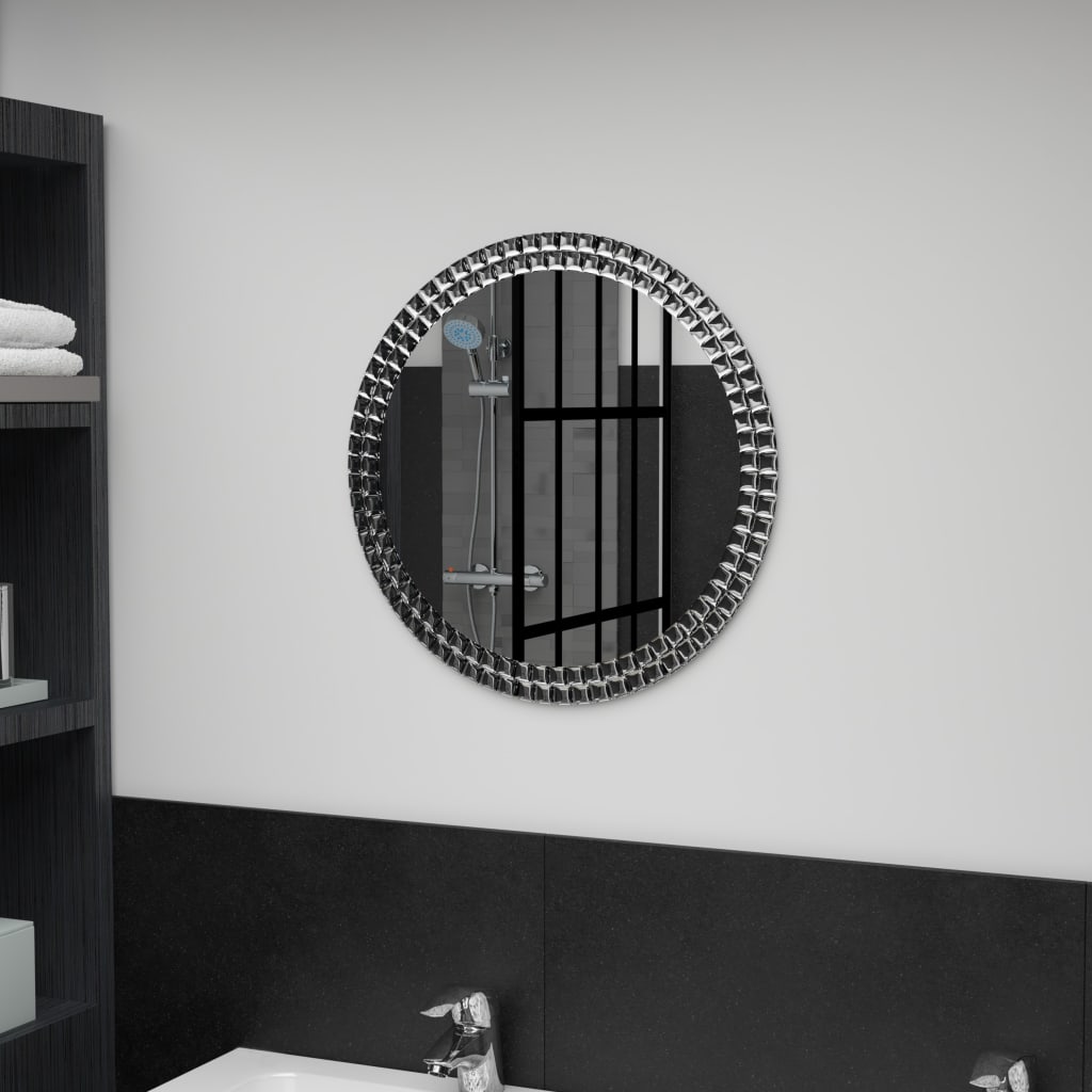 Miroir mural vidaxl Verre trempée de 50 cm