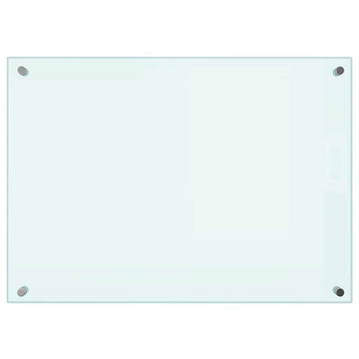 Vidaxl Splash Screen Kitchen 70x50 cm Blanc de verre durci