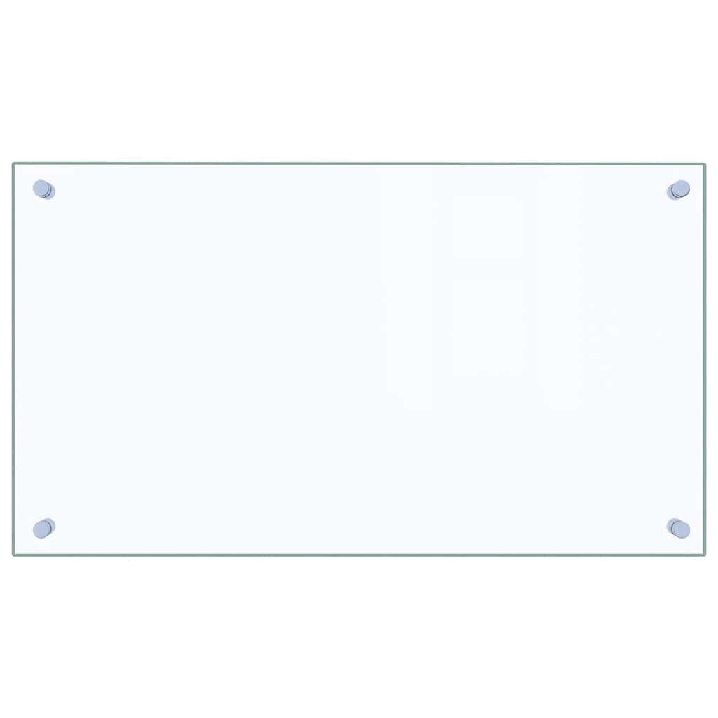 Vidaxl Splash Screen Kitchen 70x40 cm Verre terminale transparent