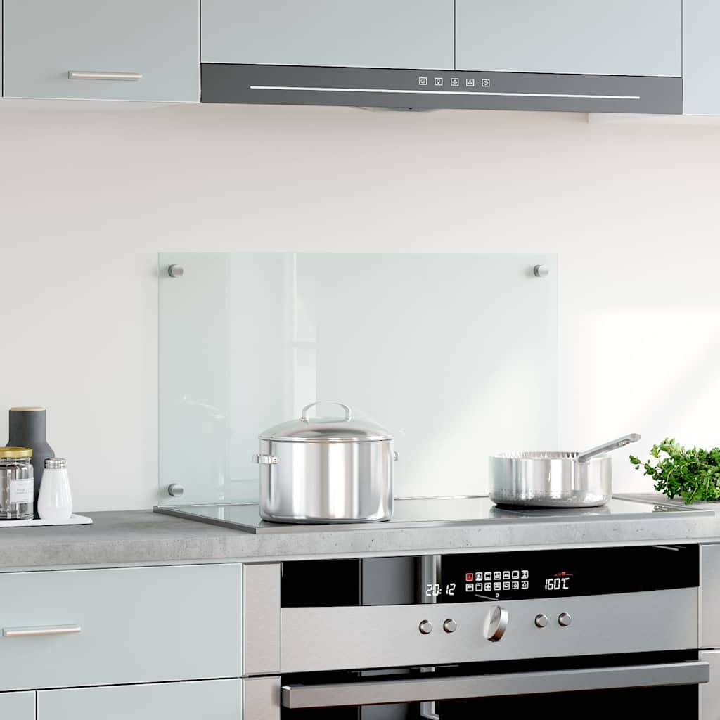 Vidaxl Splash Screen Kitchen 70x40 cm Verre terminale transparent