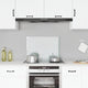 Vidaxl Splash Screen Kitchen 70x50 cm Verre durci transparent