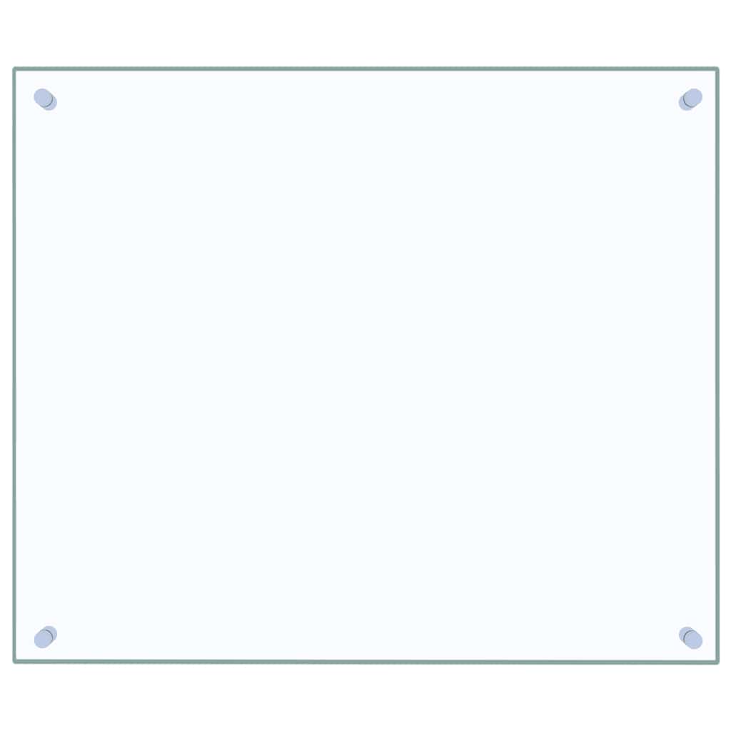 Vidaxl Splash Screen Kitchen 70x60 cm Verre terminale transparent