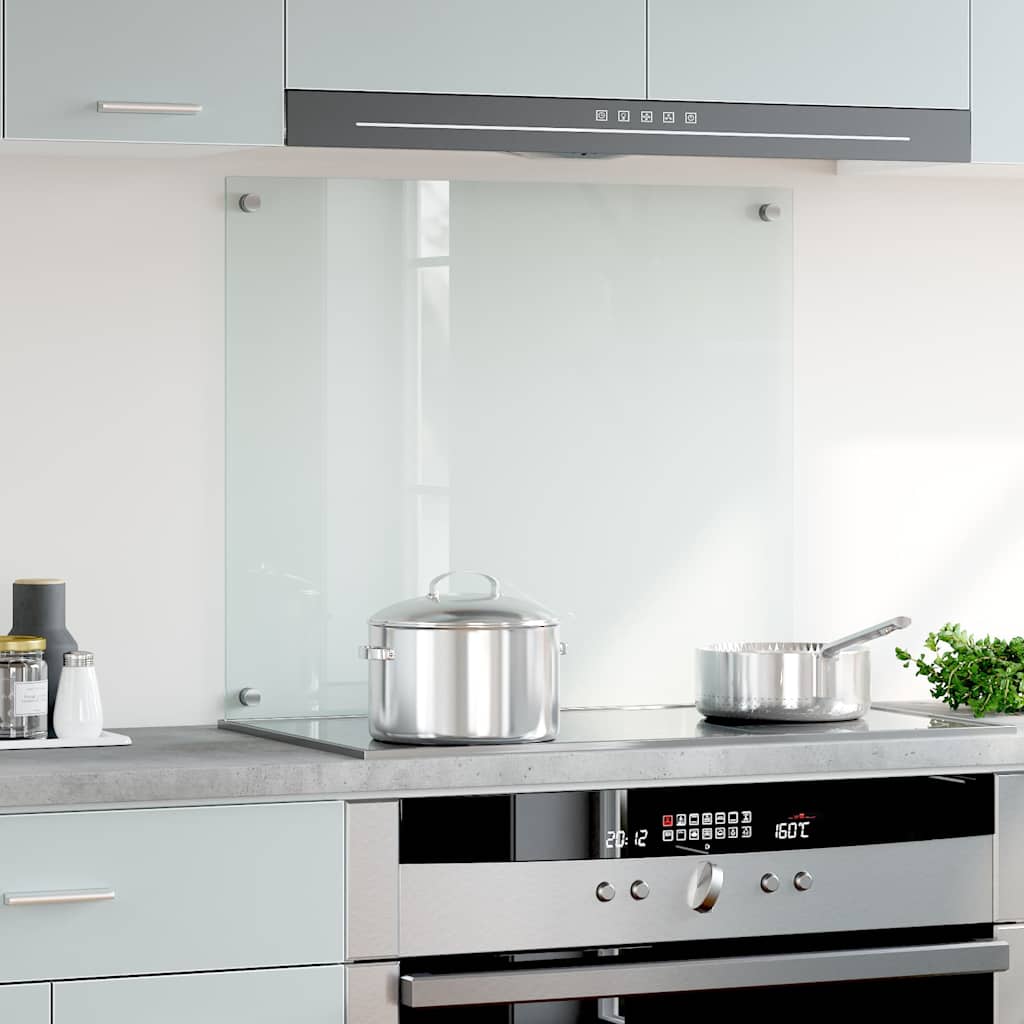 Vidaxl Splash Screen Kitchen 70x60 cm Verre terminale transparent