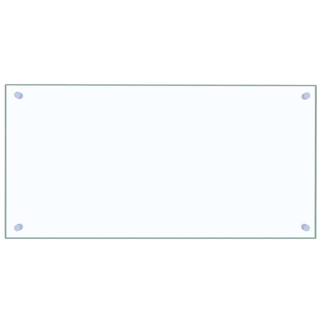 Vidaxl Splash Screen Kitchen 80x40 cm Verre terminale transparent