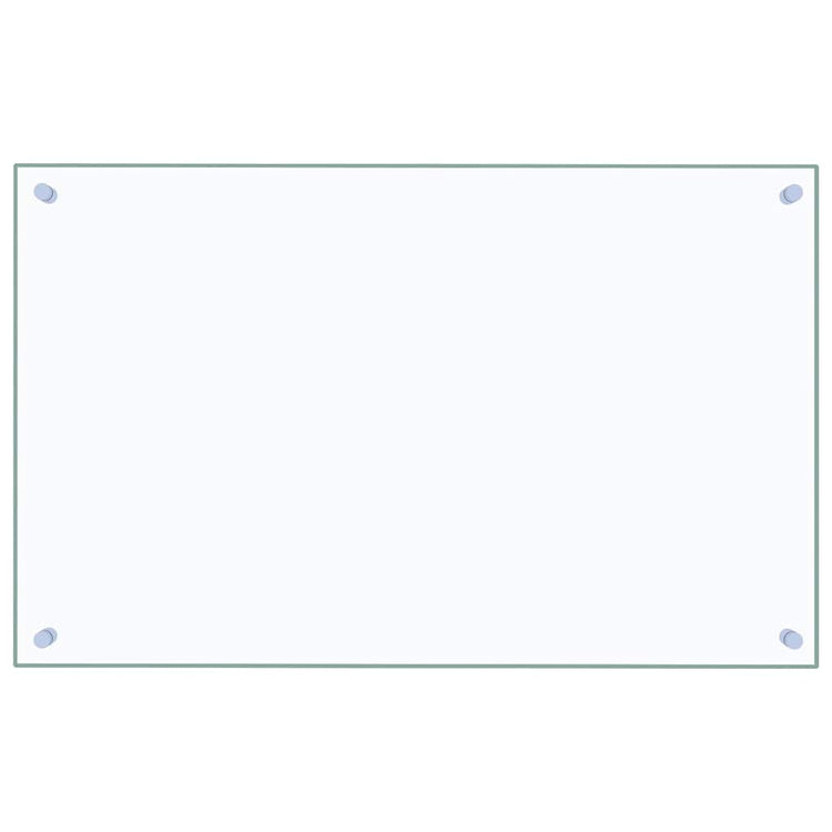 Vidaxl Splash Screen Kitchen 80x50 cm Verre durcie transparent