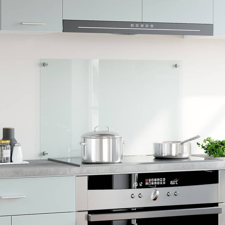 Vidaxl Splash Screen Kitchen 80x50 cm Verre durcie transparent