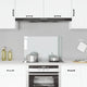 Vidaxl Splash Screen Kitchen 80x50 cm Verre durcie transparent