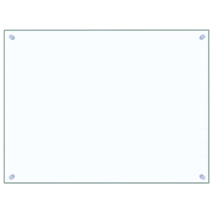 Vidaxl Splash Screen Kitchen 80x60 cm Verre durci transparent