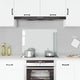 Vidaxl Splash Screen Kitchen 80x60 cm Verre durci transparent