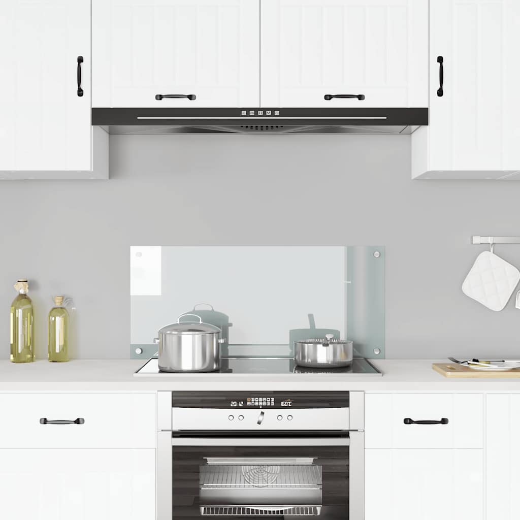 Vidaxl Splash Screen Kitchen 90x40 cm Verre durcie transparent