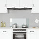 Vidaxl Splash Screen Kitchen 90x40 cm Verre durcie transparent