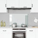 Vidaxl Splash Screen Kitchen 90x60 cm Verre labourée