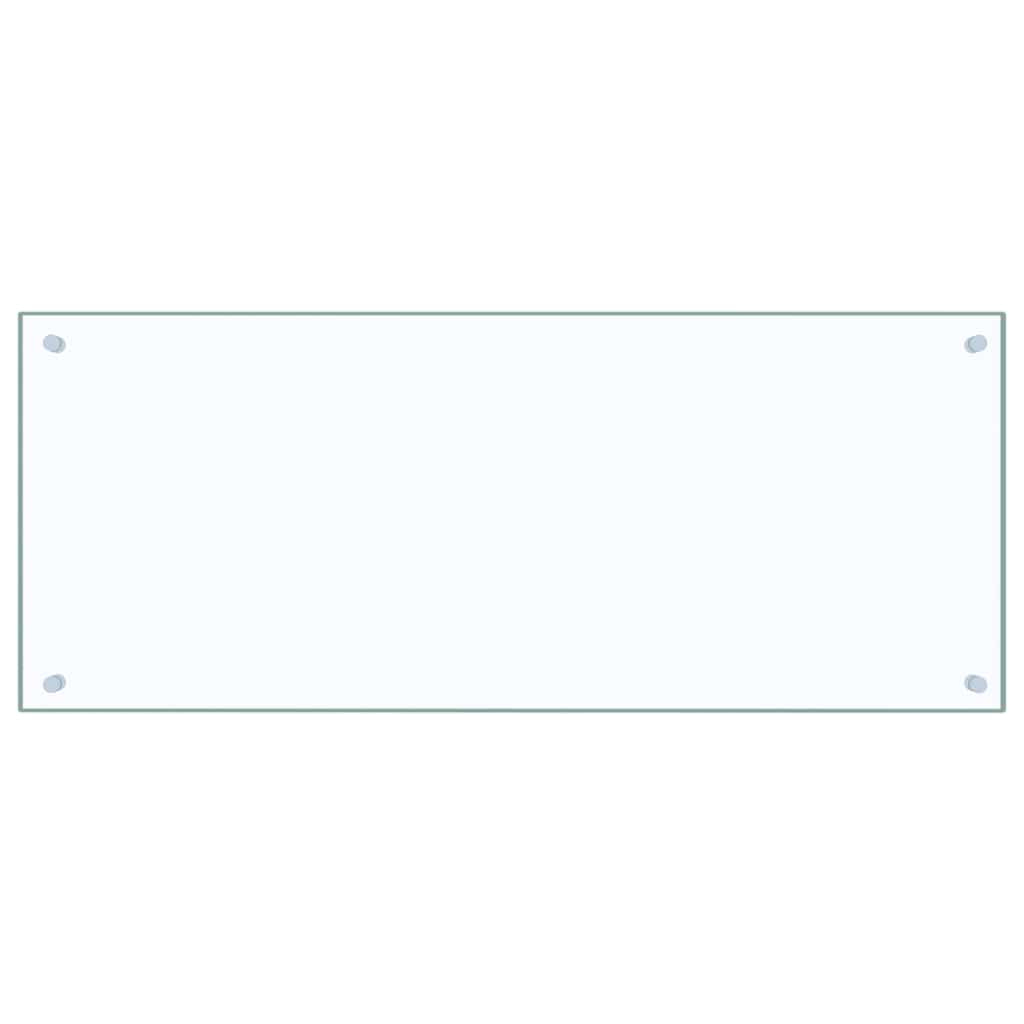 Vidaxl Splash Screen Kitchen 100x40 cm Verre terminale transparente