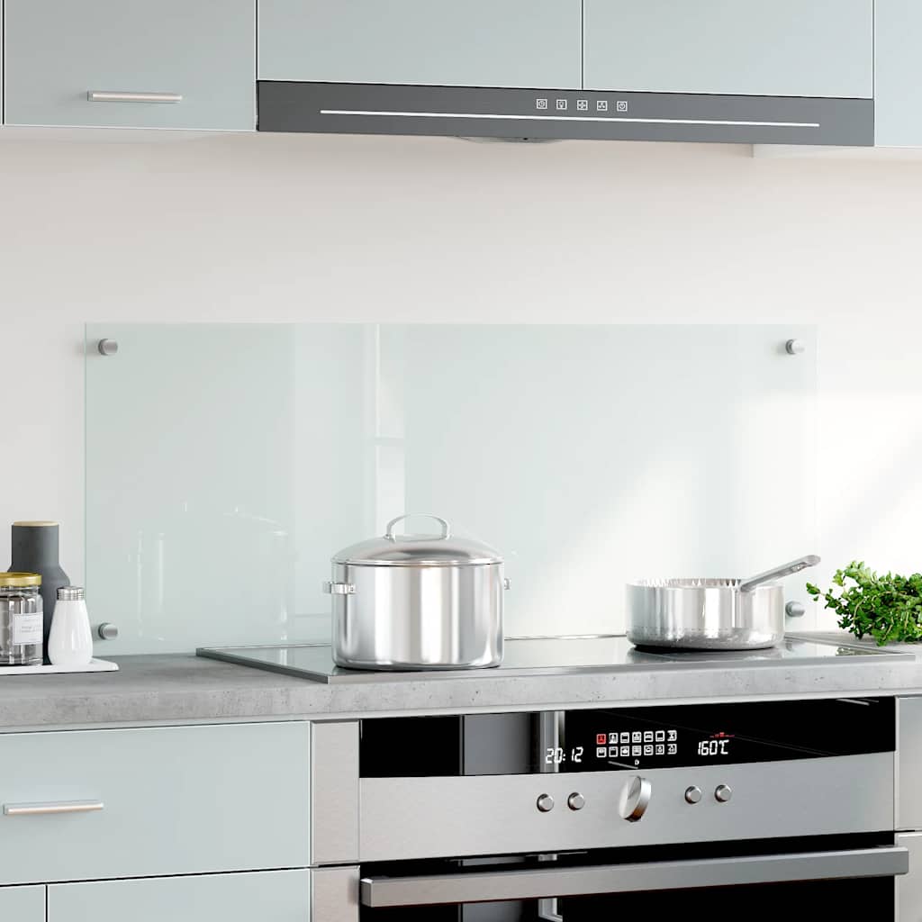 Vidaxl Splash Screen Kitchen 100x40 cm Verre terminale transparente