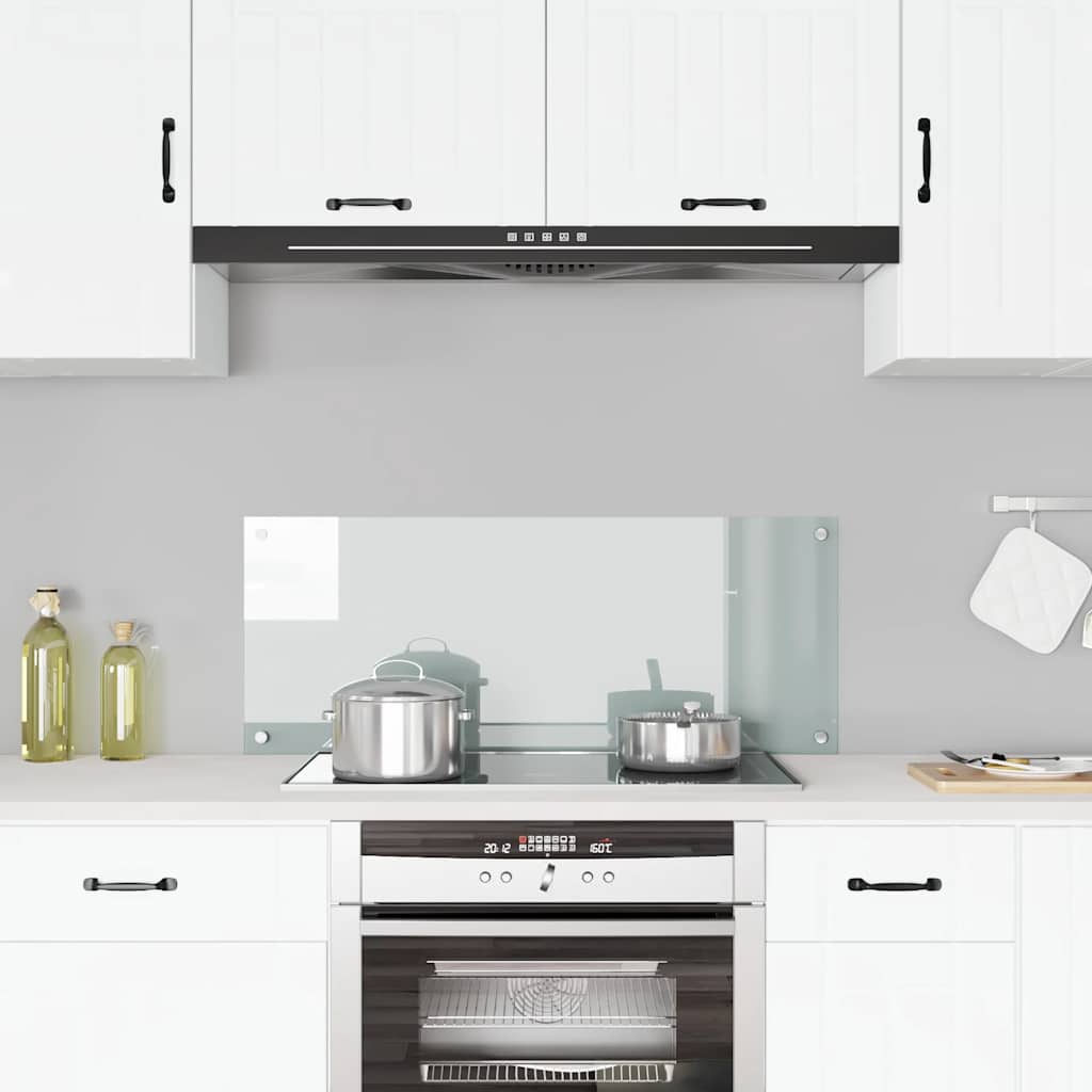 Vidaxl Splash Screen Kitchen 100x40 cm Verre terminale transparente
