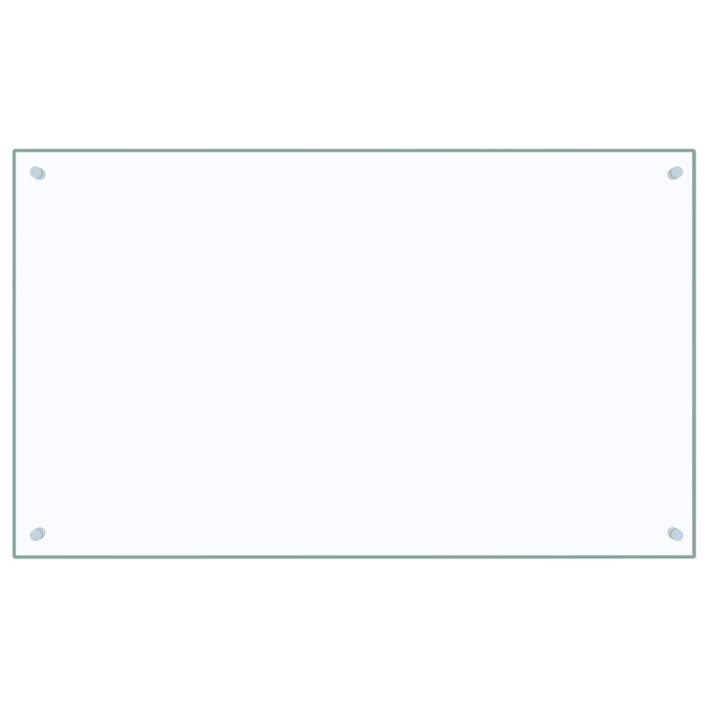 Vidaxl Splash Screen Kitchen 100x60 cm Verre terminale transparent