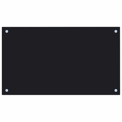 Vidaxl Splash Screen Kitchen 70x40 cm Termin Verre noir