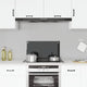 Vidaxl Splash Screen Kitchen 70x40 cm Termin Verre noir