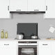 Vidaxl Splash Screen Kitchen 70x50 cm Termin Verre noir