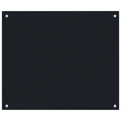 Vidaxl Splash Screen Kitchen 70x60 cm Termin Verre noir