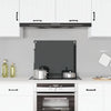 Vidaxl Splash Screen Kitchen 70x60 cm Termin Verre noir
