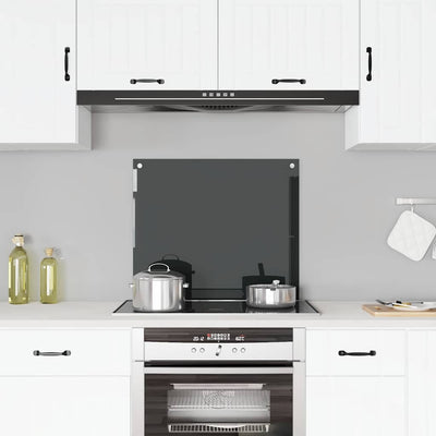 Vidaxl Splash Screen Kitchen 70x60 cm Termin Verre noir