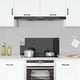 Vidaxl Splash Screen Kitchen 90x40 cm en verre durci noir