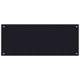 Vidaxl Splash Screen Kitchen 100x40 cm Termin Verre noir - afbeelding 2