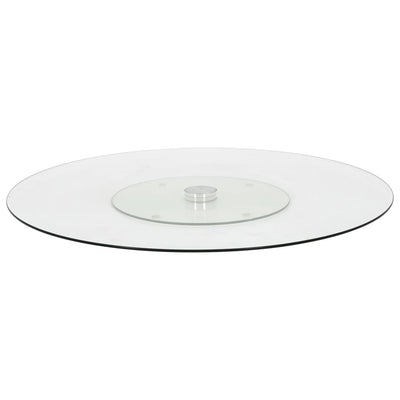 Vidaxl Servingboard tournant 60 cm de verre trempé transparent