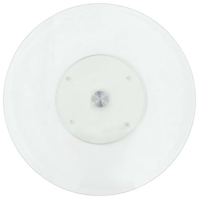 Vidaxl Servingboard tournant 60 cm de verre trempé transparent