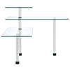 Vidaxl Corner Clacboard Cuisine Verre durcie à 3 couches