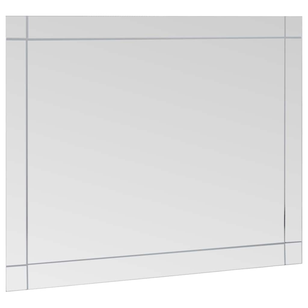 Miroir mural Vidaxl 80x60 cm Verre