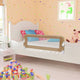 Tableau de lit Vidaxl Toddler 102x42 cm Polyester Taupe