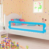 Vidaxl Bedhek Toddler 180x42 cm Bleu en polyester - afbeelding 1
