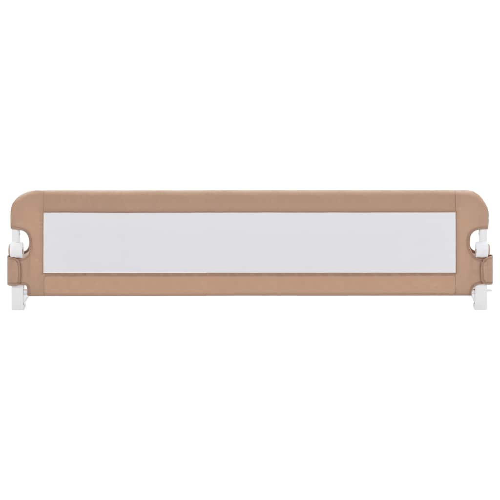 Tableau de lit Vidaxl Toddler 180x42 cm Polyester Taupe