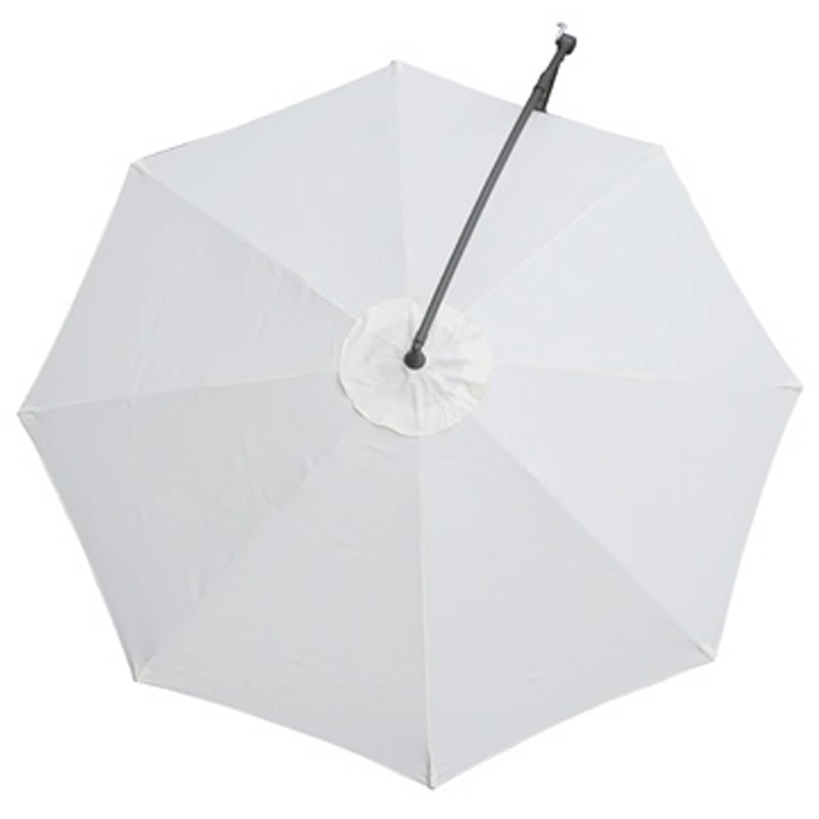 VidaXL parasol suspendu blanc