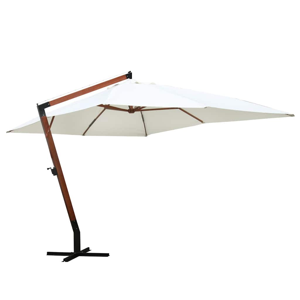 VidaXL parasol 300x400 cm blanc
