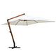 VidaXL parasol 300x400 cm blanc