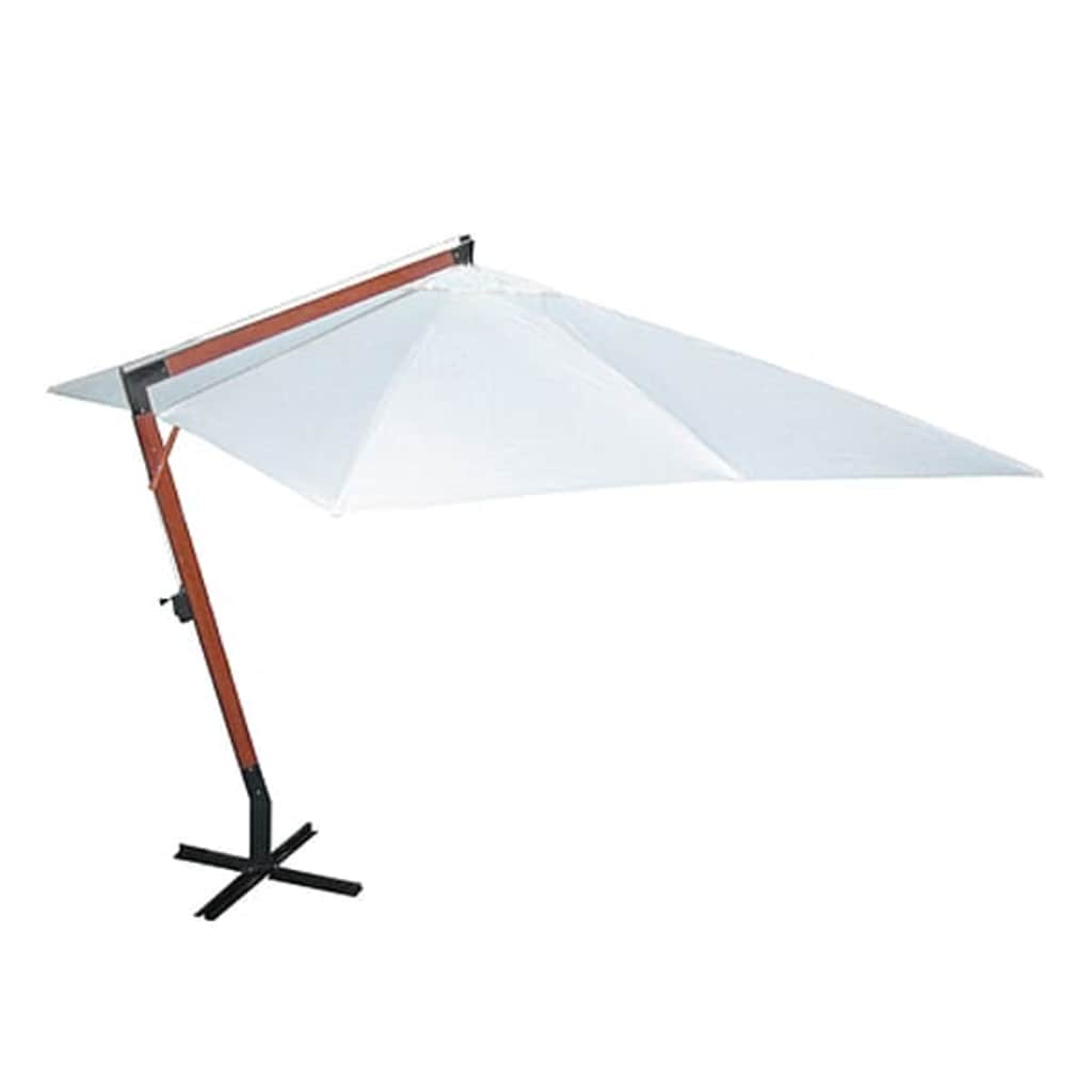 VidaXL parasol 300x400 cm blanc