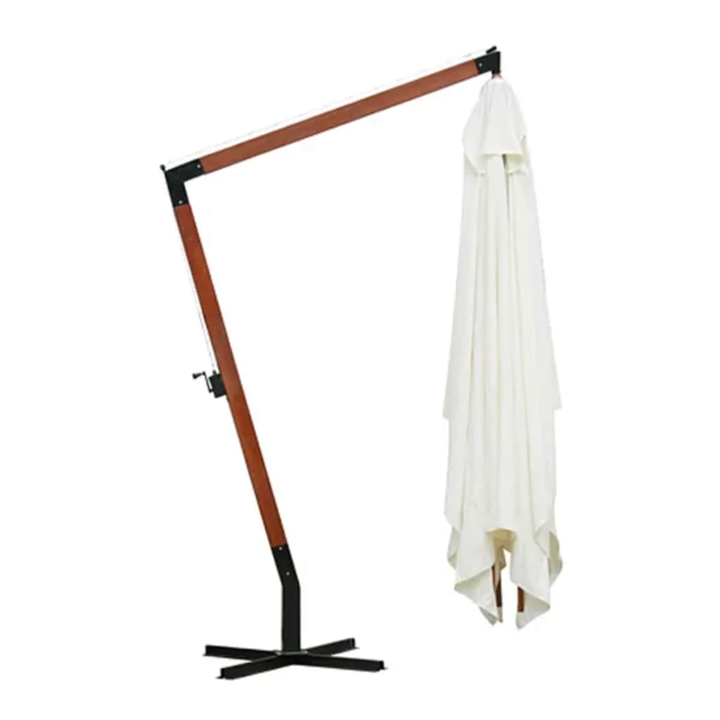 VidaXL parasol 300x400 cm blanc