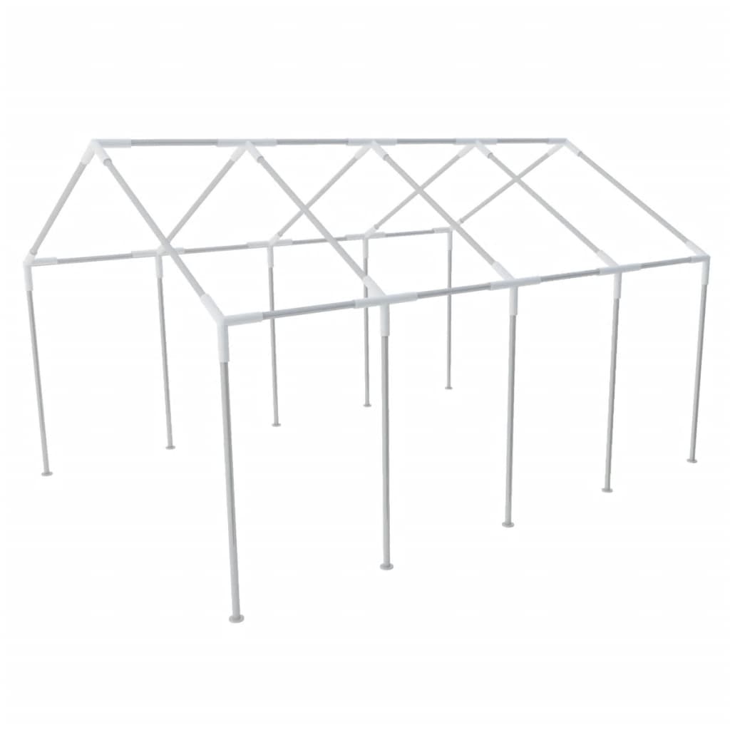 Cadre en acier vidaxl pour les tentes de fête 8 x 4 m